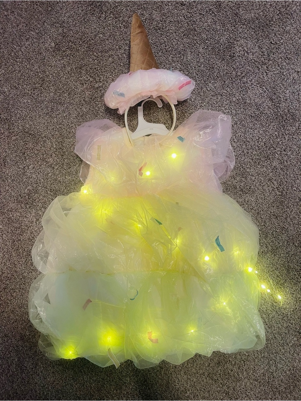 Pottery Barn Light-Up Ice Cream Costume for Kids